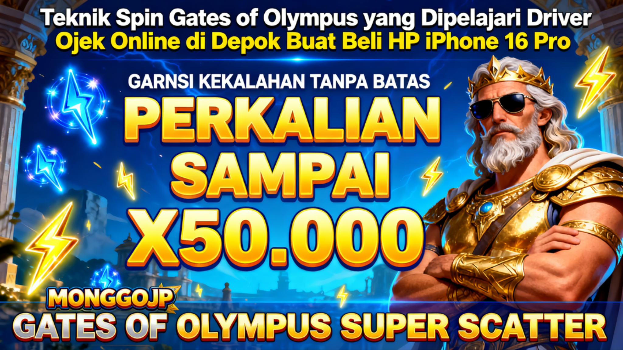 Teknik Spin Gates of Olympus yang Dipelajari Driver Ojek Online di Depok Buat Beli HP iPhone 16 Pro