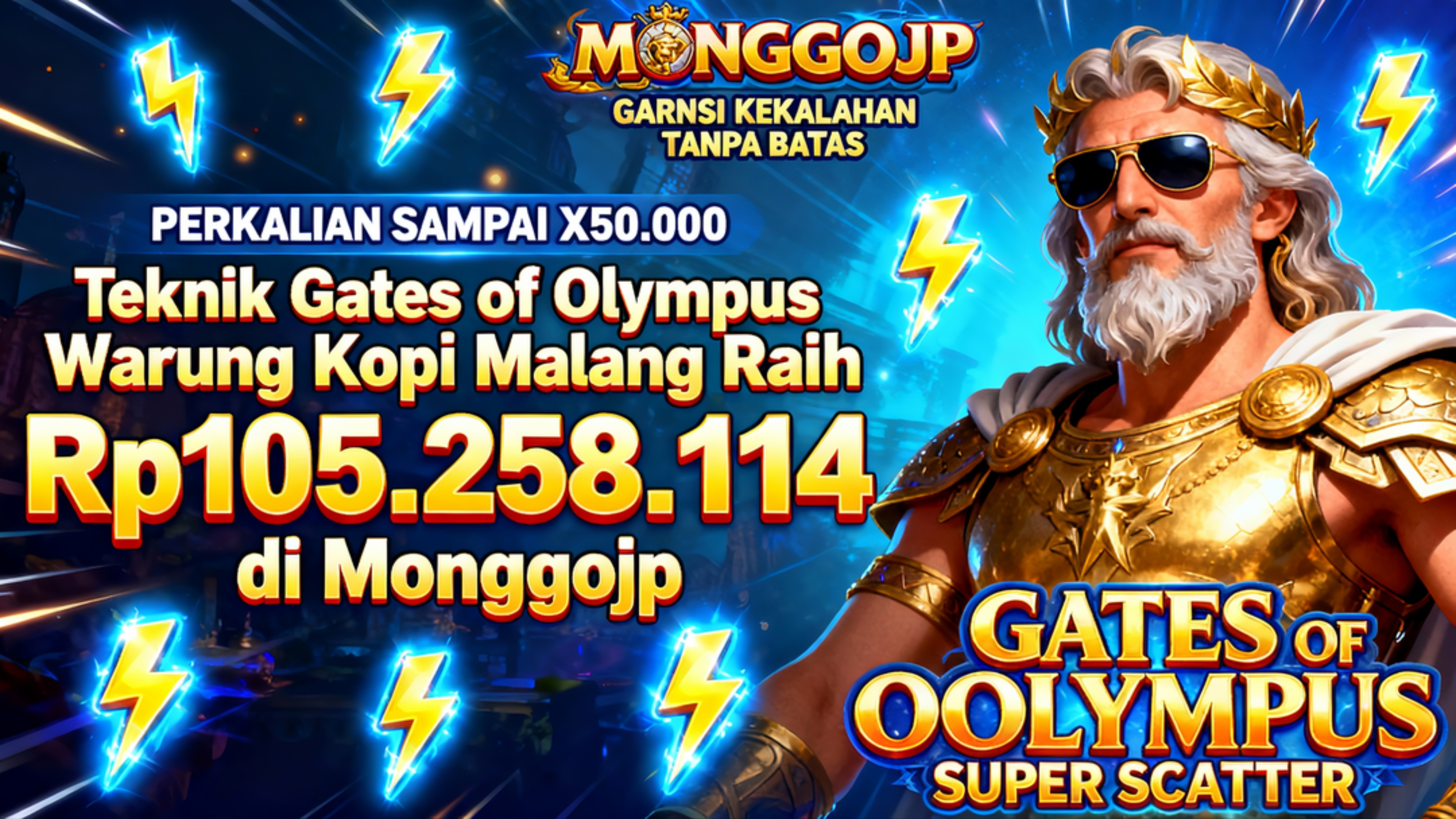Teknik Gates of Olympus Warung Kopi Malang Raih Rp105.258.114 di Monggojp