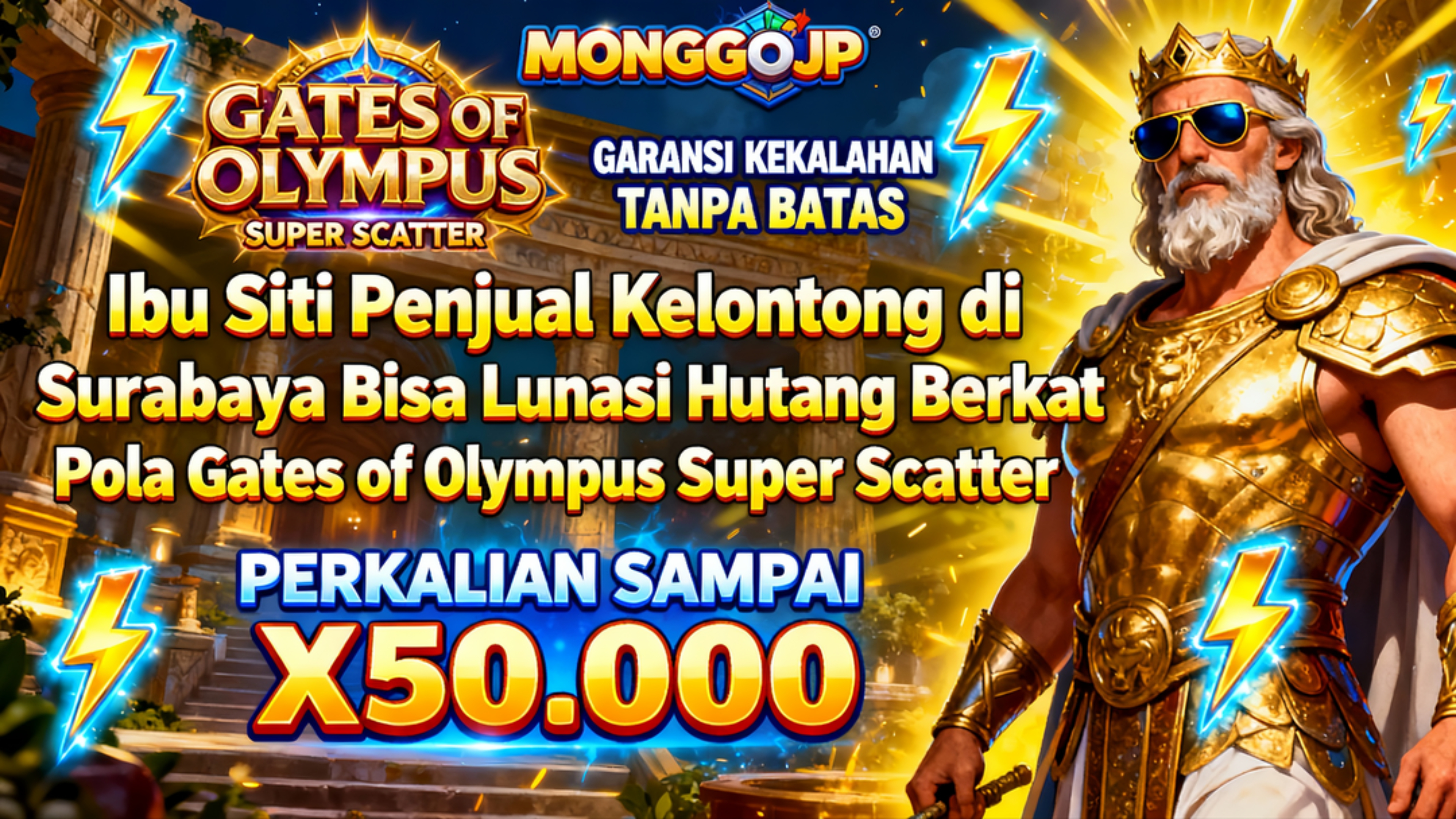 Ibu Siti Penjual Kelontong di Surabaya Bisa Lunasi Hutang Berkat Pola Gates of Olympus Super Scatter