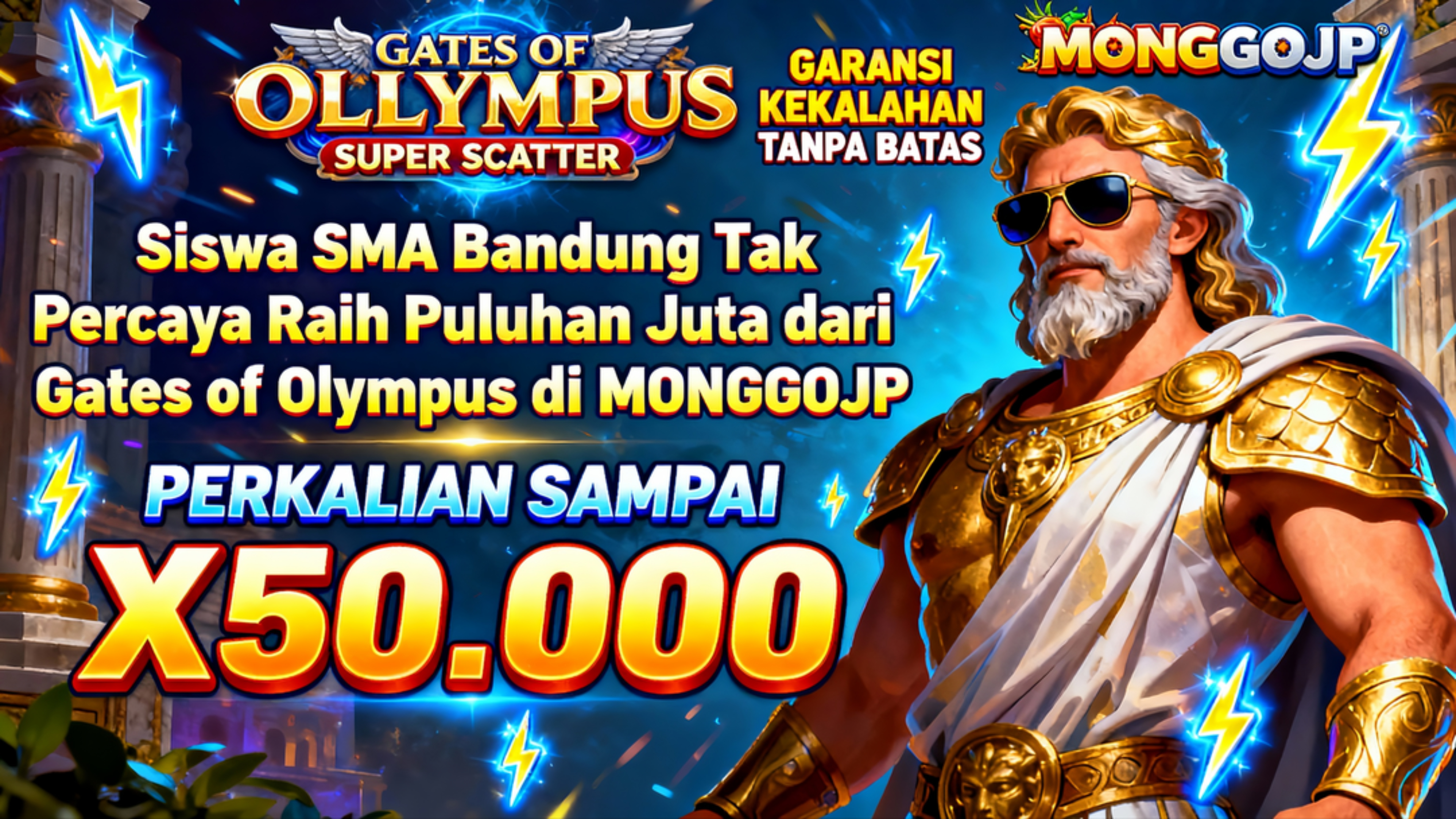Siswa SMA Bandung Tak Percaya Raih Puluhan Juta dari Gates of Olympus di MONGGOJP