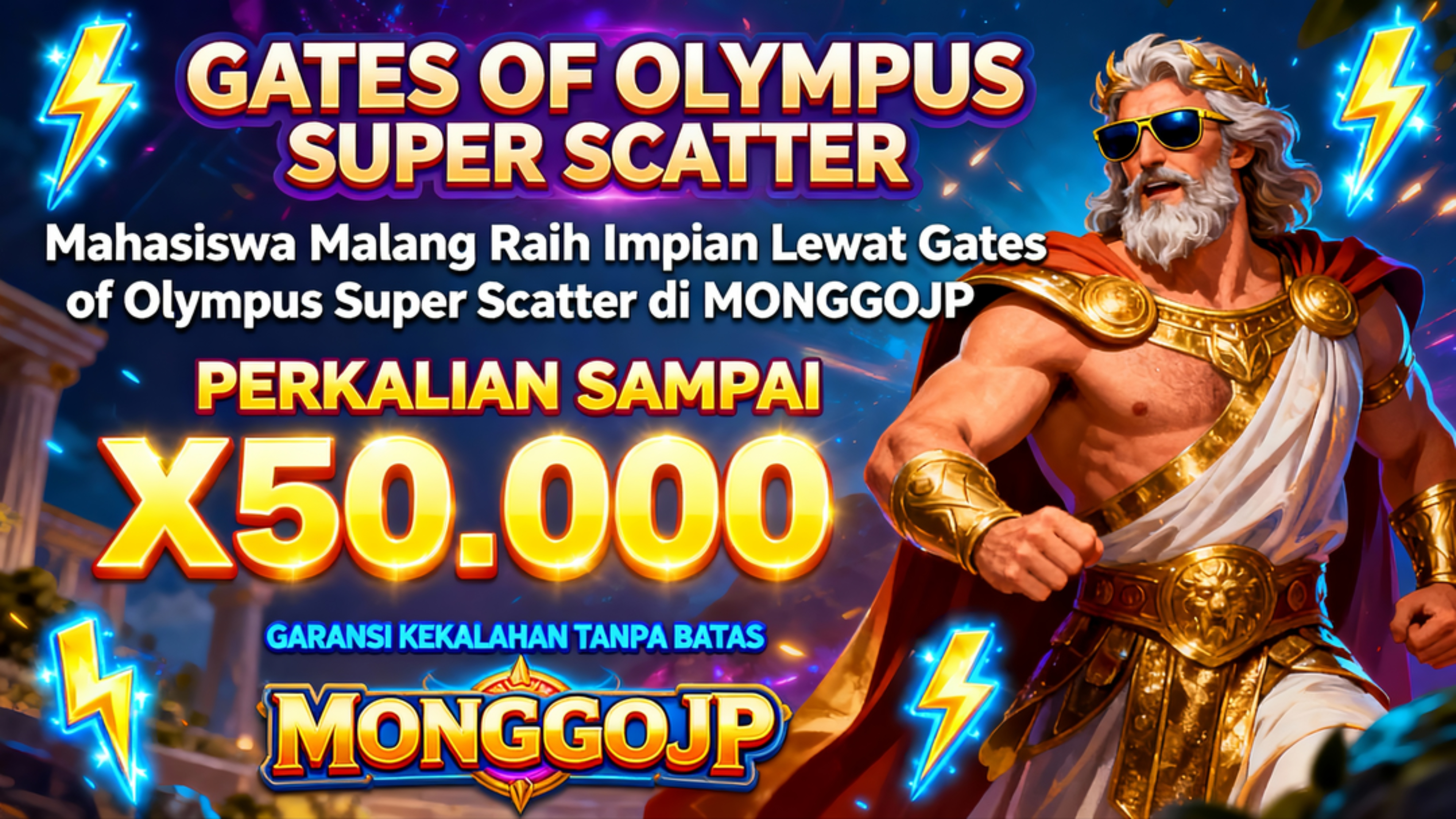 Mahasiswa Malang Raih Impian Lewat Gates of Olympus Super Scatter di MONGGOJP