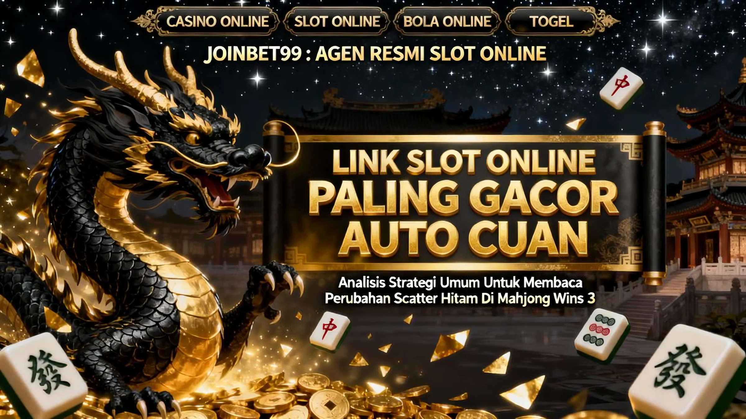 Analisis Strategi Umum Untuk Membaca Perubahan Scatter Hitam Di Mahjong Wins 3