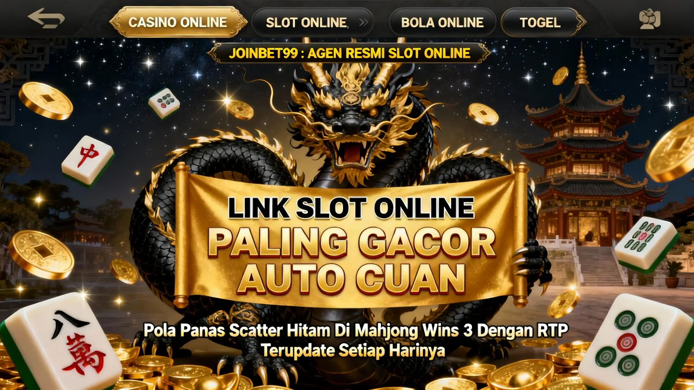 Pola Panas Scatter Hitam Di Mahjong Wins 3 Dengan RTP Terupdate Setiap Harinya