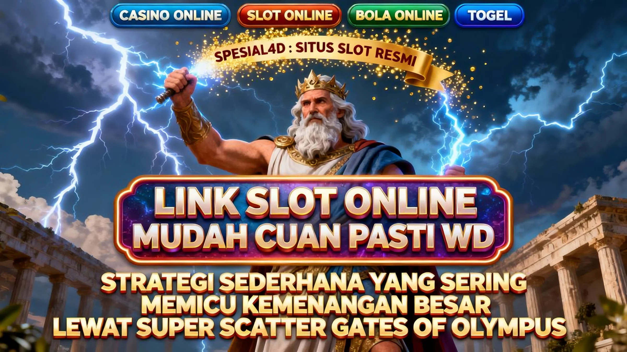 Strategi Sederhana yang Sering Memicu Kemenangan Besar Lewat Super Scatter Gates Of Olympus